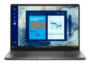 Ноутбук Dell Pro 16 PC16250, 16" Full HD+ дисплей, Intel Core 5 120U, 8 ГБ DDR5 ОЗУ, 512 ГБ SSD, Windows 11 Pro, черный