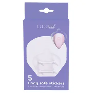 Самоклеящиеся наклейки Luxus 50061040000 — многоразовые гипоаллергенные клейкие пластины для вибратора LuxHer (2 шт.)