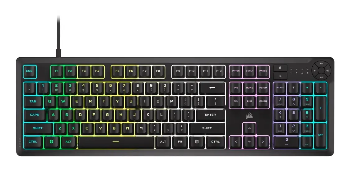 Spēļu tastatūra CORSAIR K55 CORE RGB