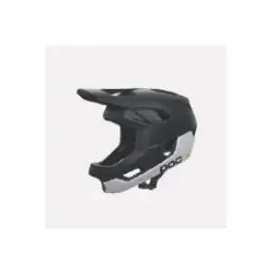 POC Otocon Race MIPS Full-Face Helmet, Black and White