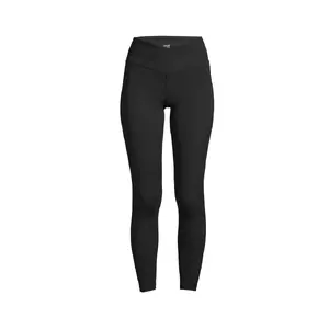 Casall Overlap High Waist sporta stulpiņi sievietēm, melni