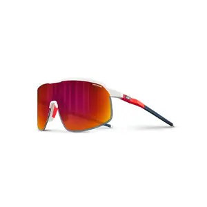 Sunglasses Julbo Density model 820467 — white/fluorescent/blue frame, Spectron 3 ML Red lenses