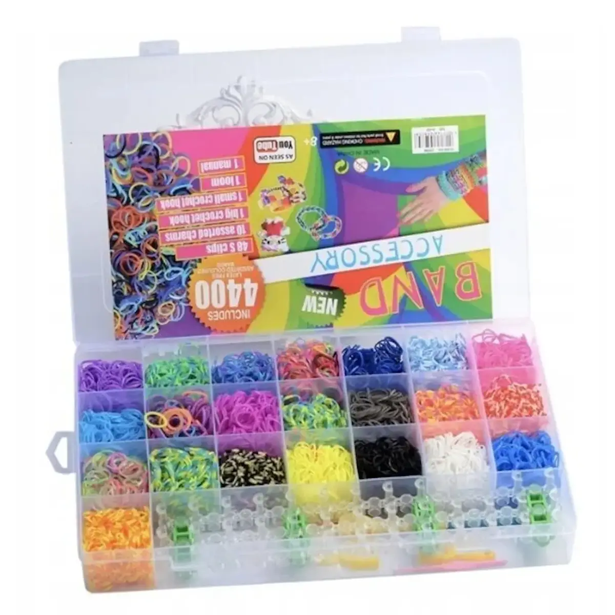 Bracelet making kit Kiddyz KIDD-BRC4400-MLT Photo 2