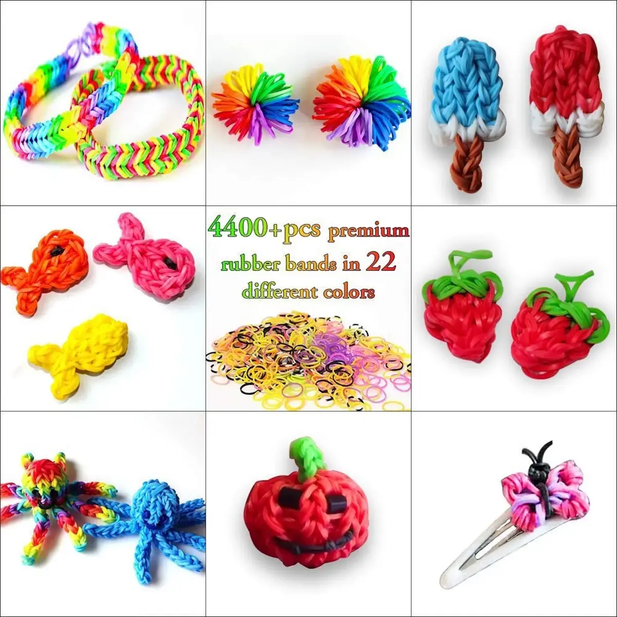 Bracelet making kit Kiddyz KIDD-BRC4400-MLT Photo 5