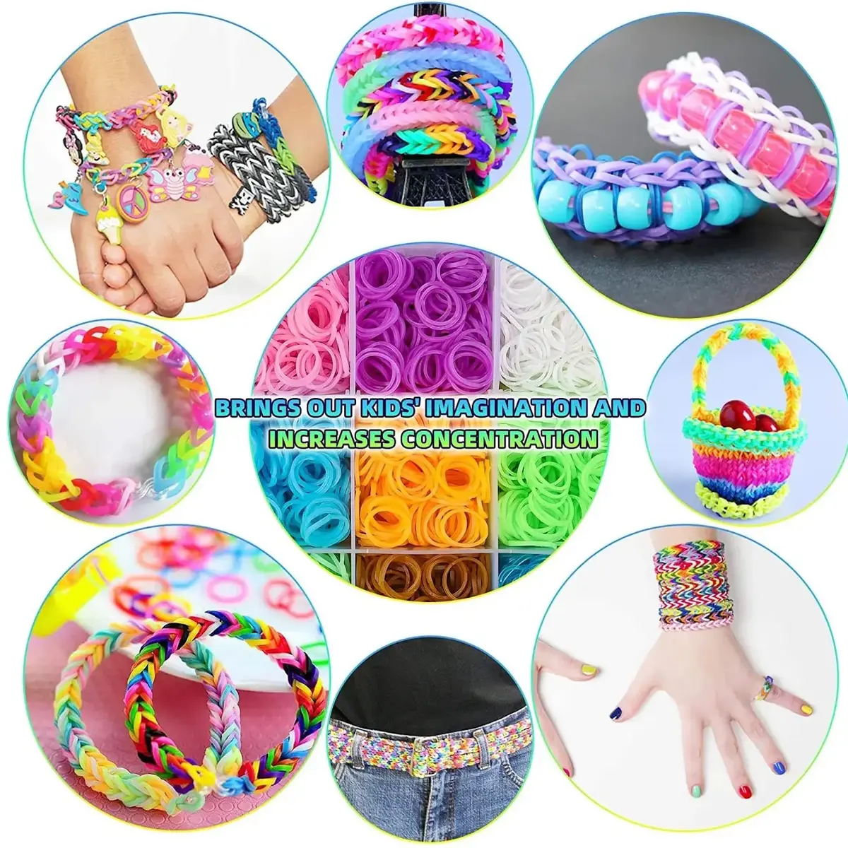 Bracelet making kit Kiddyz KIDD-BRC4400-MLT Photo 7