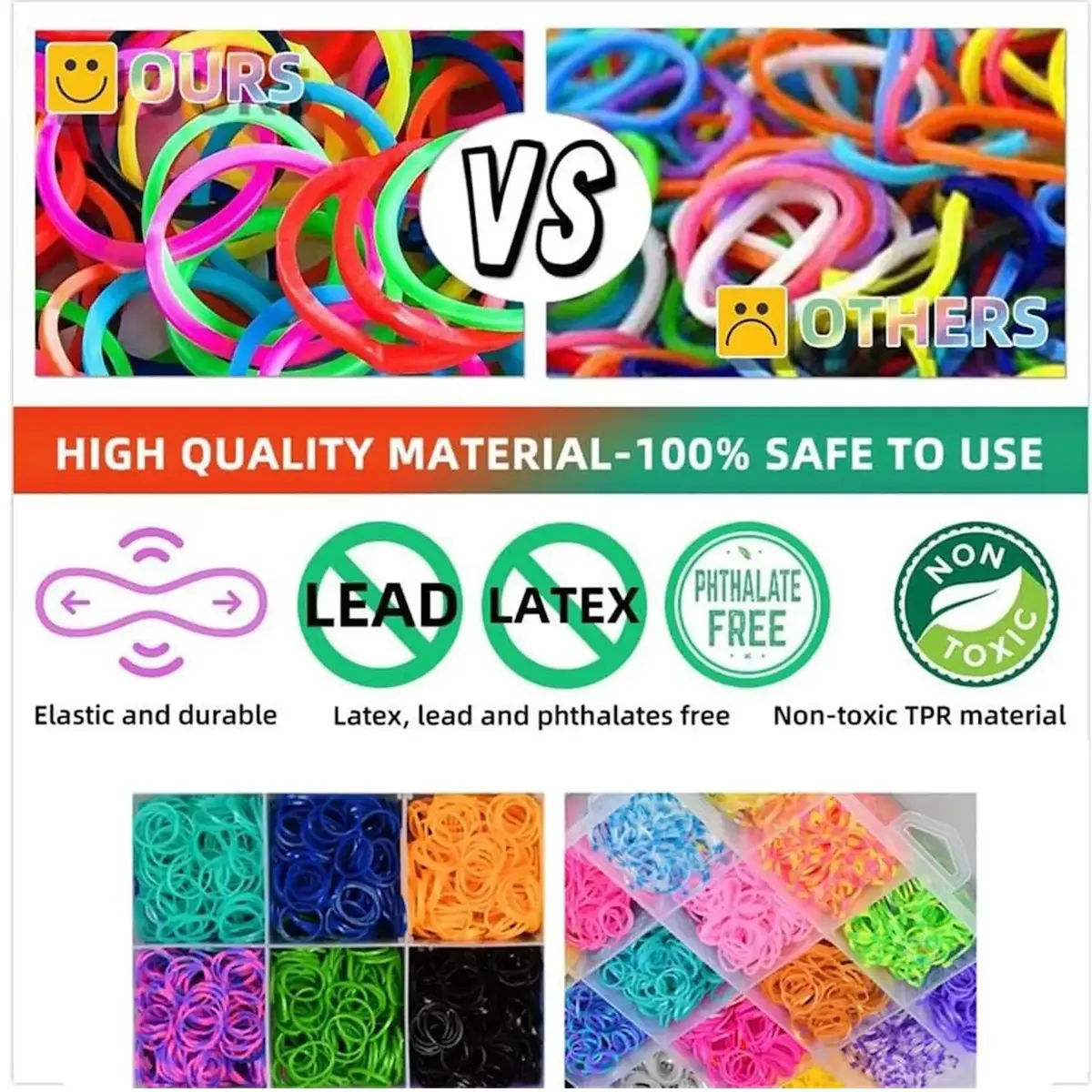 Bracelet making kit Kiddyz KIDD-BRC4400-MLT Photo 8