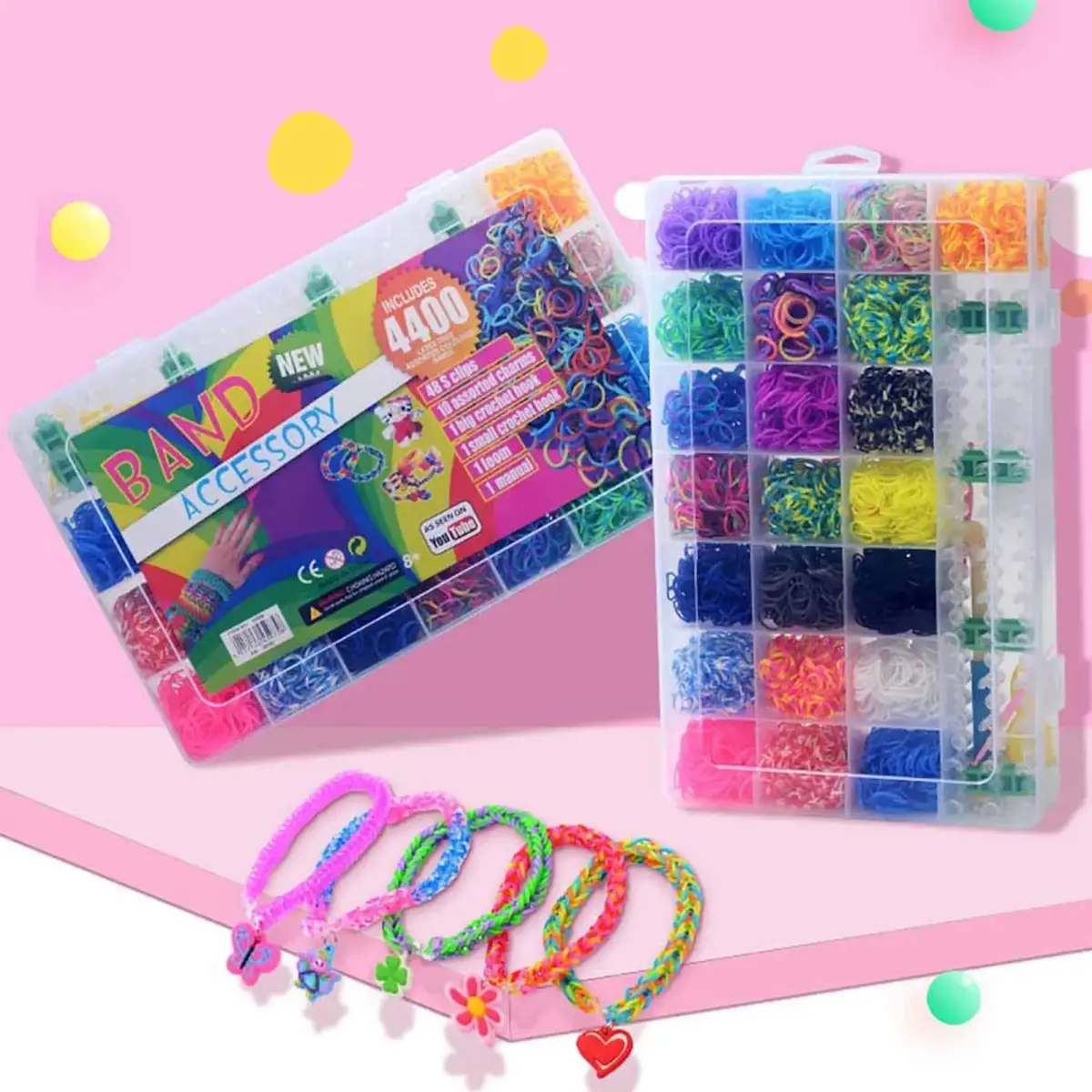 Bracelet making kit Kiddyz KIDD-BRC4400-MLT Photo 9