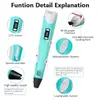 3D-ручка Kiddyz K3 — 5V USB, 10 м филамента Photo 6