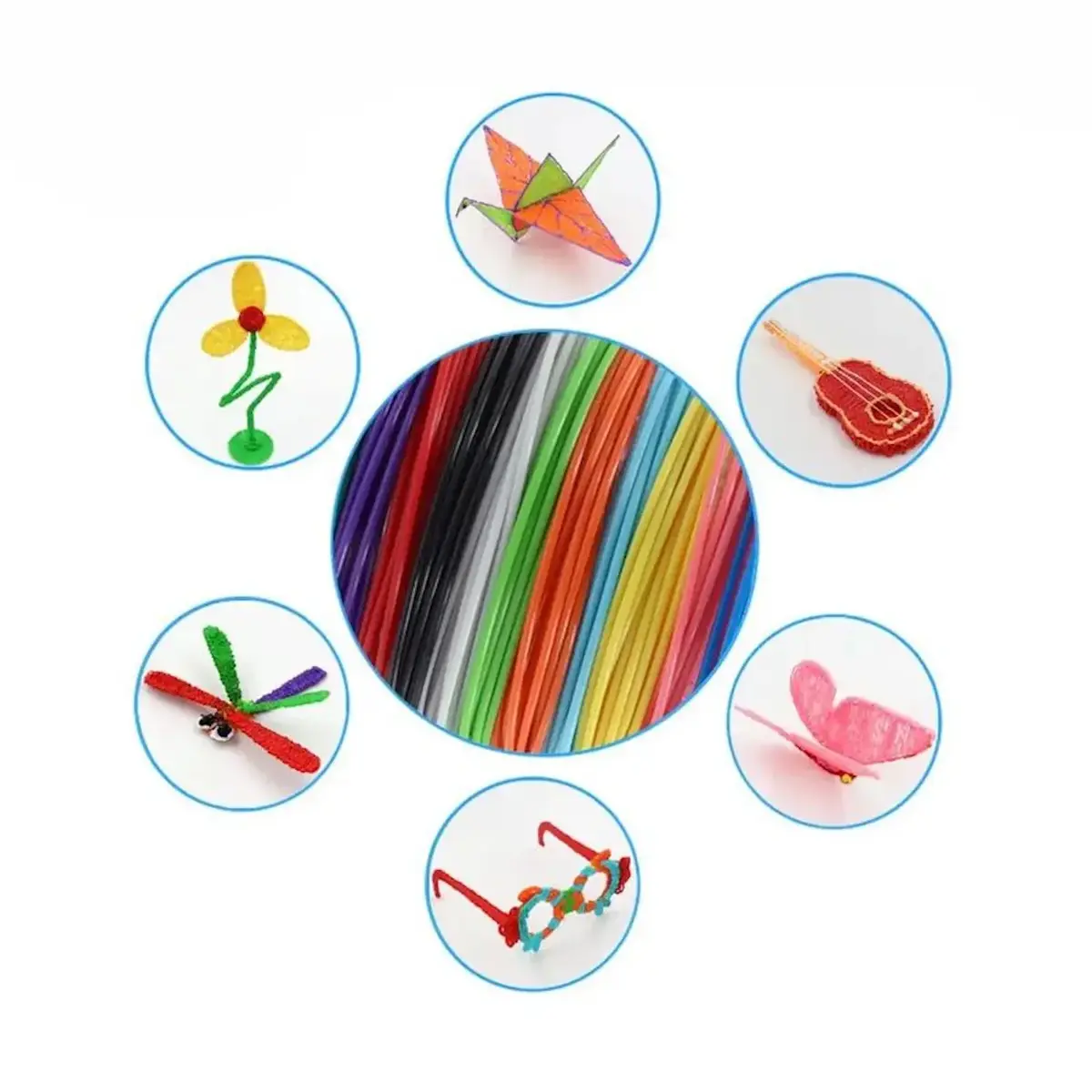 3D-ручка Kiddyz K3 — 5V USB, 10 м филамента Photo 8