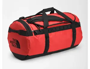 Duffel Bag The North Face Base Camp Duffel L 95 L Polyester Black/Red