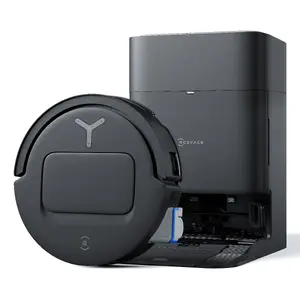 Robot vacuum Ecovacs Deebot T80 Omni — bagless 3 L dust, 0.11 L water, 6400 mAh, 297 min runtime, black