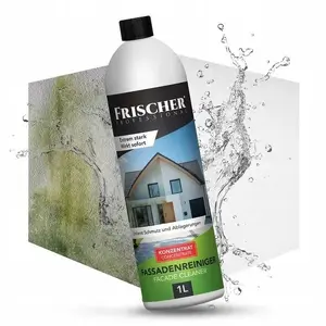 Fasādes tīrītājs FRISCHER 1 l — koncentrāts āra virsmu tīrīšanai, 1 l