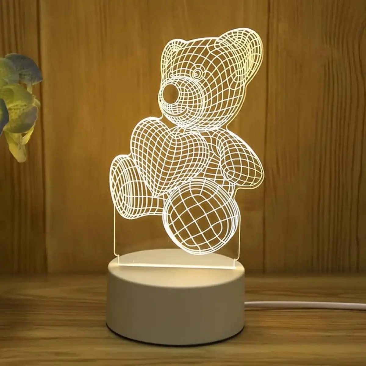 3D LED ночная лампа E-LIGHT ILU Football Photo 2