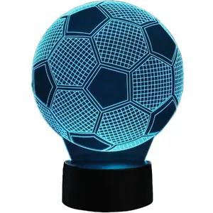 Настольная ночная лампа E-LIGHT 3D Illusion ILU, тёплый свет LED, питание USB, панель 10×17 см
