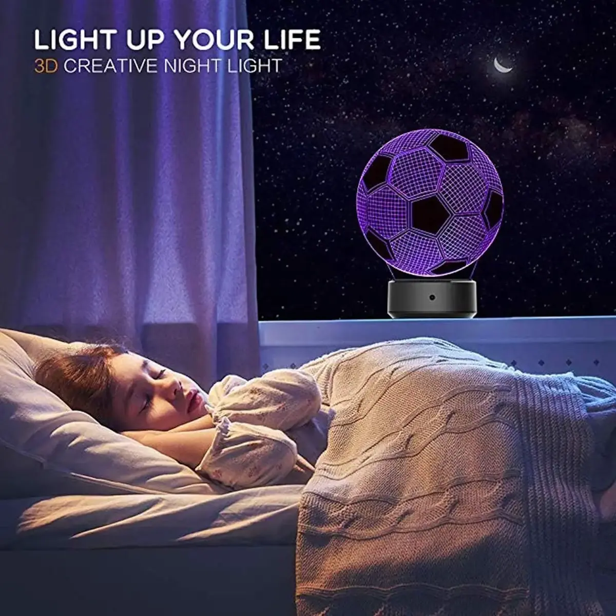 E-LIGHT 3D Illusion ILU LED ночник USB Photo 2