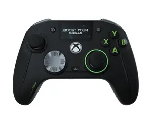 NACON Revolution X Unlimited Melna Bluetooth/USB Spēļu pults personālajam datoram un Xbox ar LCD displeju un iebūvētu akumulatoru