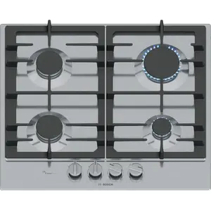 Built-in Hob Bosch Serie 6 PCP6A5I90 Stainless Steel 58 cm Gas 4 Zones