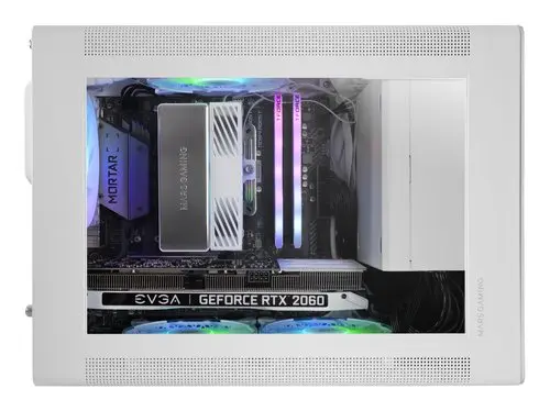 Mars Gaming MC-XPSW Balts Mini Tower Korpuss Photo 6