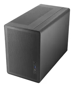Mars Gaming MC-XPS Mini Tower Datora korpuss melns ar sietiņa un stikla paneli atbalsta Micro ATX un Mini-ITX pamatplates