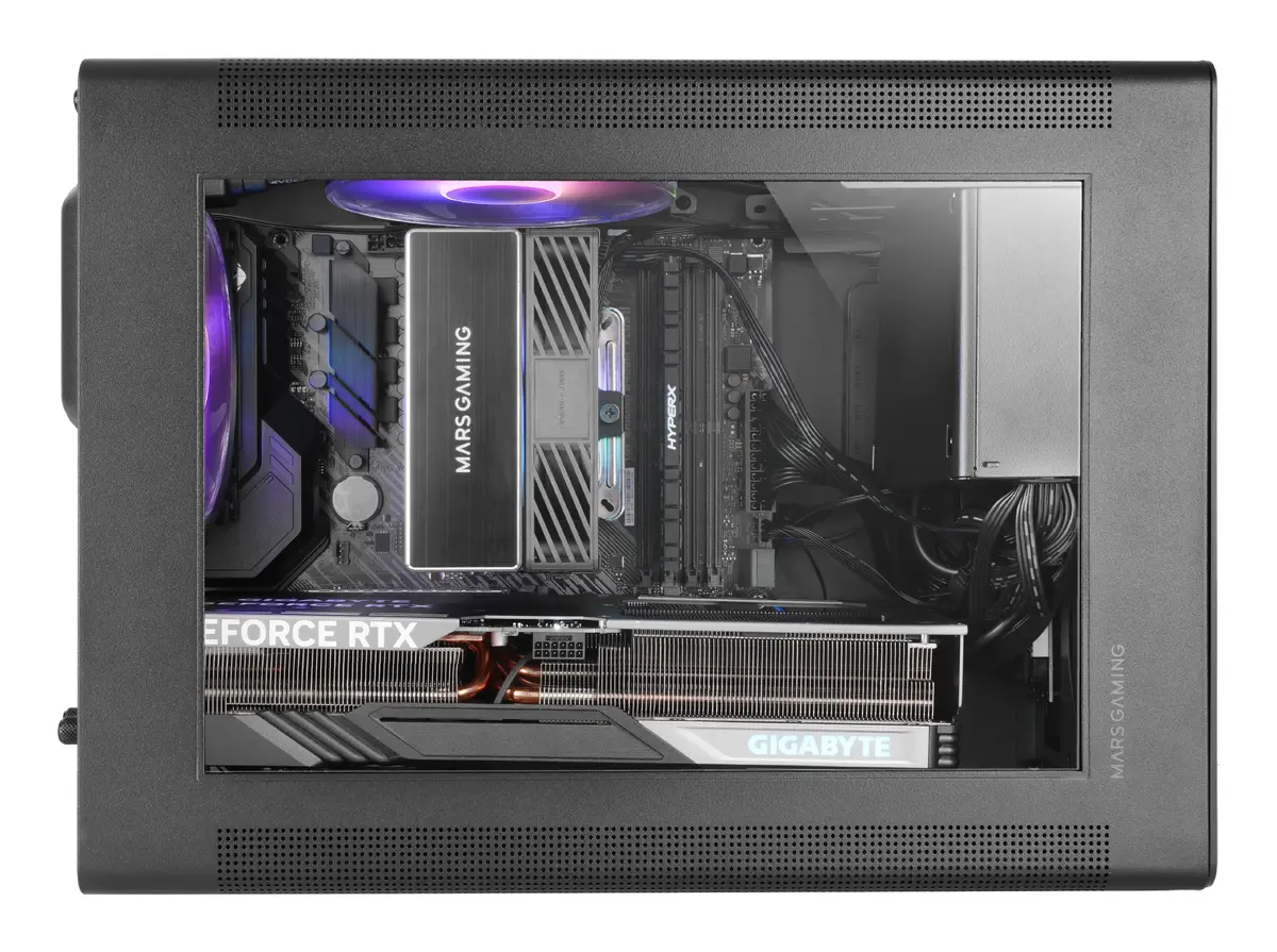 Mars Gaming MC-XPS Mini Tower PC Case Black Photo 5
