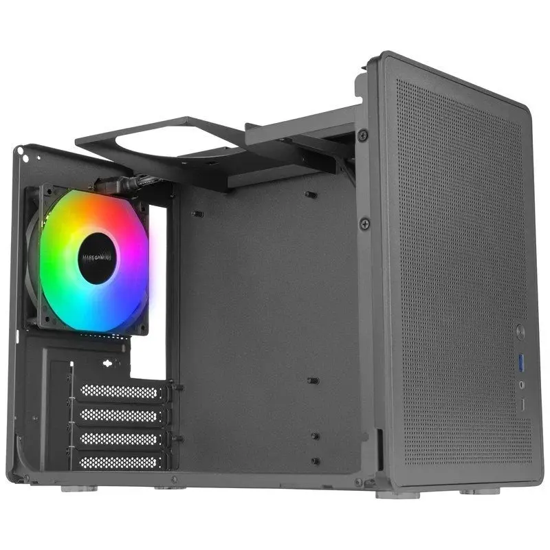 Mars Gaming MC-XPS Mini Tower PC Case Black Photo 6