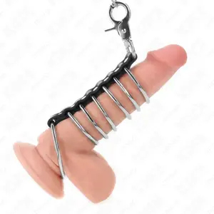 Penis Attachment KINK D-241284 7 Metal Rings 3.8cm to 5cm
