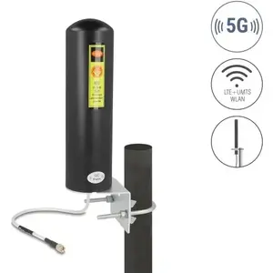 Antena DELOCK 10037 5G LTE ar SMA savienotāju omnidirekciona pastiprinājums 3–5 dBi