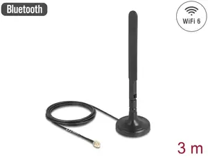 Omni-directional network antenna DELOCK 10039 RP-SMA male 3 dBi 5.15–5.85 GHz