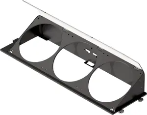 Angled bottom fan bracket HAVN HS 420 black for case fan mounting