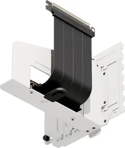 Vertical GPU Mount HAVN HS 420 White — vertical graphics card bracket for PC cases