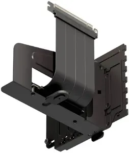 Vertical GPU Mount HAVN HS 420 black – PCIe riser compatible, full-height GPU support