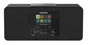Grundig DTR 6100 Portable Analog and Digital Radio with DAB, DAB+ and FM Supported Bands, 28 W RMS Power, 2.8 inch TFT Display, Black