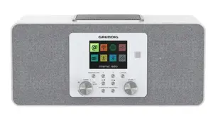 Portable Radio GRUNDIG DTR 6100 2.1 DAB — Portable analog & digital radio, DAB/DAB+/FM, 28W, white