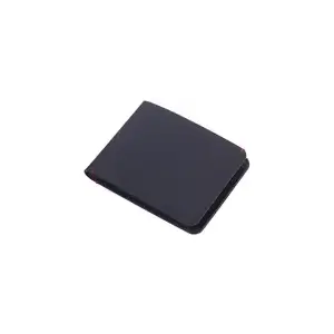 Leather slim wallet TROIKA WAL10/LE with RFID protection, compact card and cash holder
