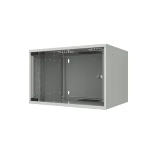 Rack wall mount cabinet Lanview 19" 7U 565 mm depth, for network equipment, white
