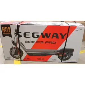 Электросамокат Ninebot by Segway F3 Pro E, 10 дюймов, до 25 км/ч, черный, восстановленный
