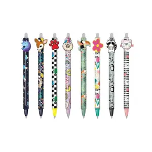 Retractable erasable pen Cool Pack 23188CP pink — retractable design, erasable ink, pocket clip