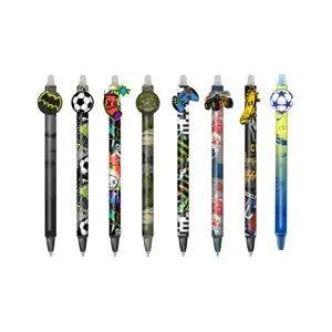Retractable erasable pen CoolPack 24734CP, blue ink