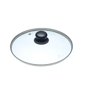 Glass Lid 24 cm MasterClass GB40MCGLLID24 – tempered glass, stainless steel rim, Bakelite handle