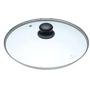 Glass Lid 28 cm Masterclass GB40MCGLLID28 with Tempered Glass, Stainless Steel Rim, Bakelite Handle
