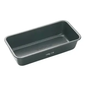 Baking Tray Masterclass 3 lb Loaf Tin 28×13×7 cm Grey Steel Non‑stick