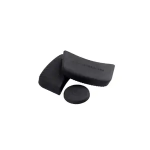 Silicone Handle and Knob Covers MasterClass GB40MCMCASS3PC for Cast Aluminium Casserole, Heat Resistant to 250°C, 3 Pieces, Black