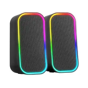 Mars Gaming MS-OM Черный Проводные и беспроводные 20Вт Стерео колонки с Bluetooth 5.3 и RGB подсветкой