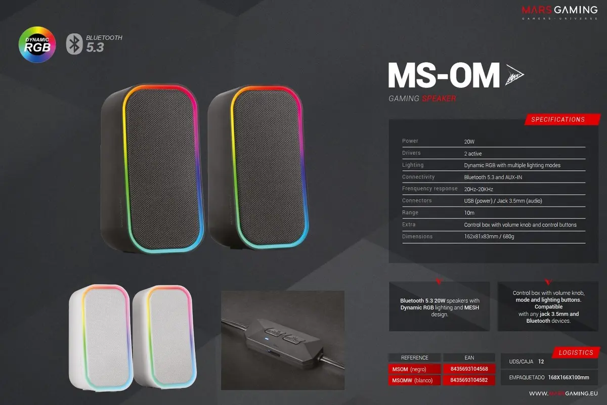 Mars Gaming MS-OM Колонки Photo 8