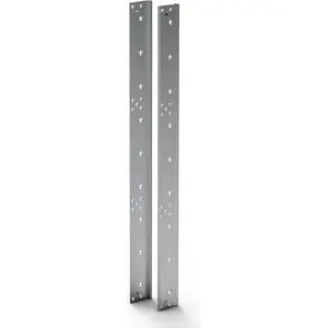Rack accessory SCHROFF X-ECKPROFIL 9HE corner profiles, set of 2 for subracks and cases