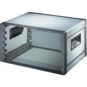 Rack enclosure SCHROFF 10225-626, aluminum 19-inch chassis