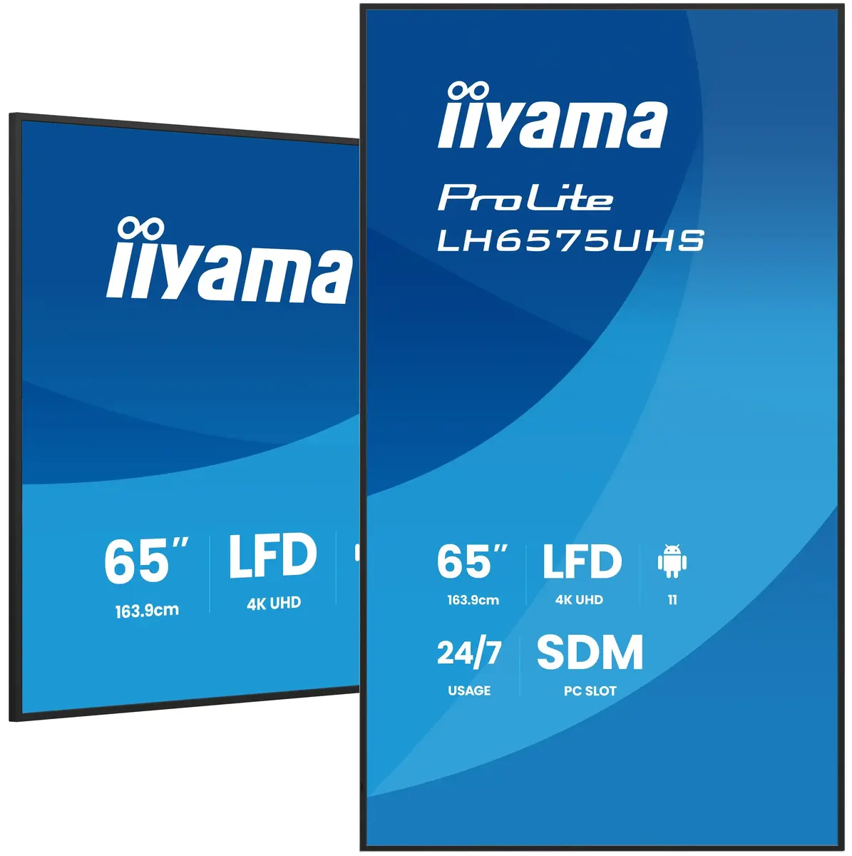 Digitālās zīmju displejs iiyama LH6575UHS-B2AG 64