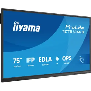 Monitor iiyama TE7512MIS-B4AG 75" Interactive LCD 3840 x 2160