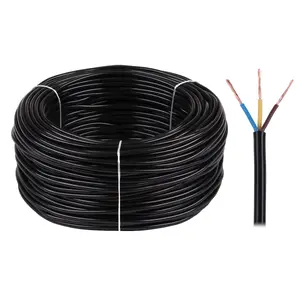 Электрический кабель Elektrokabel OMY 3x1.5 300/300V чёрный — 3 жилы 1,5 мм² с ПВХ изоляцией