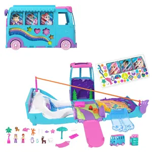Экшен/Приключение Mattel Polly Pocket Игровой набор Питомцы на колесах Photo 1